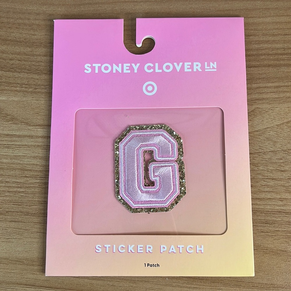 Stoney clover Target G letter patch